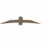 Ekena Millwork Bellingham Smooth Timber Gable Bracket, Douglas Fir, 60"W x 15"H x 1 1/2"D x 5 1/2"F, 6/12 Pitch GBW060X15X0206BEL00SDF - alternate 5